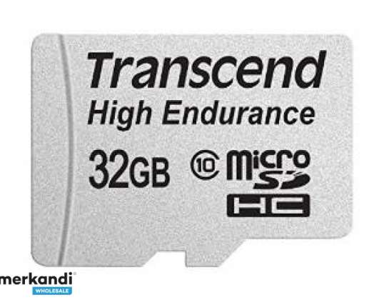 Transcendere MicroSD / SDHC-kort 32GB høy utholdenhet Cla.10 TS32GUSDHC10V