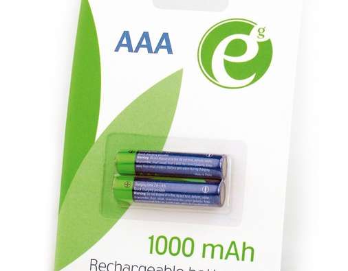 EnerGenie Ni-MH AAA-batteri 1000mAh pakke med 2 EG-BA-AAA10-01