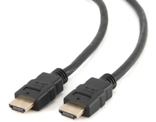 CableXpert HDMI Liela ātruma vīriešu-vīriešu kabelis 1 m CC-HDMI4-1M