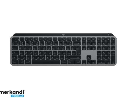 Logitechi juhtmeta klaviatuur MX-klahvid MAC musta värvi jaoks 920-009553