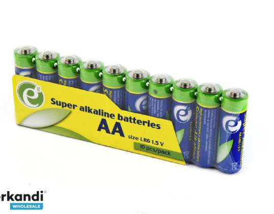 EnerGenie Super sārma AA baterijas 10 iepakojumu EG-BA-AASA-01
