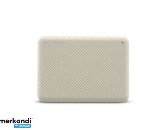 Toshiba Canvio Advance 1TB hvit 2.5 ekstern HDTCA10EW3AA