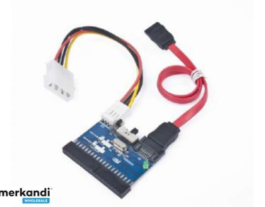 Gembird Kétirányú SATA/IDE átalakító - IDE - SATA - JM20330 - 52 mm - 48 mm - 12 g SATA-IDE-2