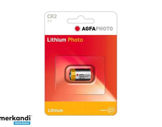 AGFAPHOTO Batterie Litio, Foto, CR2, 3V - Vendita Blister (confezione da 1)