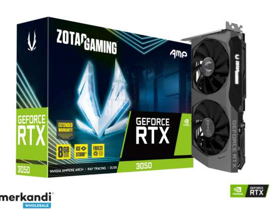 Видеокарта ZOTAC Gaming GeForce® RTX 3050 8 ГБ AMP — ZT-A30500F-10M