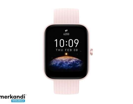 Amazfit Bip 3 Pro Pink Liels HD krāsu displejs SpO2 W2171OV2N