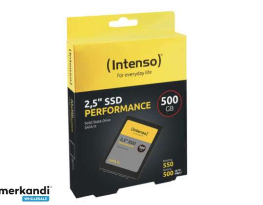 Intenso SSD SATA III Prestaties 500GB Interne 3814450
