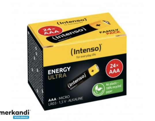 Intenso Energy Ultra AAA Micro LR03 Verpakking van 24 7501814