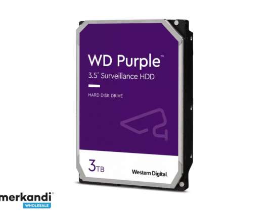 Western Digital Purple Festplatte HDD 3 To 3.5 SATA WD33PURZ