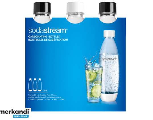SodaStream veepudel FUSE plastpakend 3 3x1 liitrine