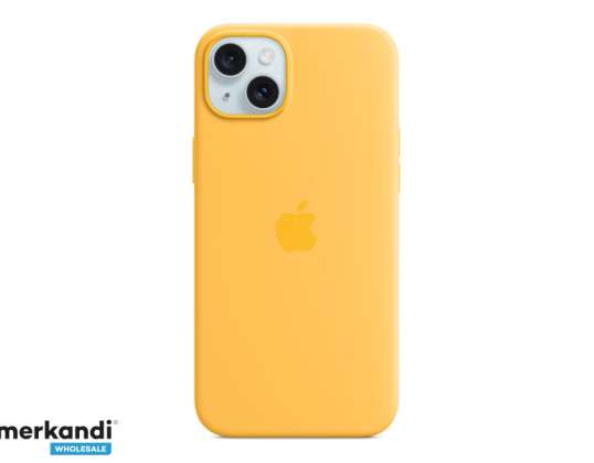 Silikonový kryt Apple pro iPhone 15 Plus s MagSafe Warm Yellow MWNF3ZM/A