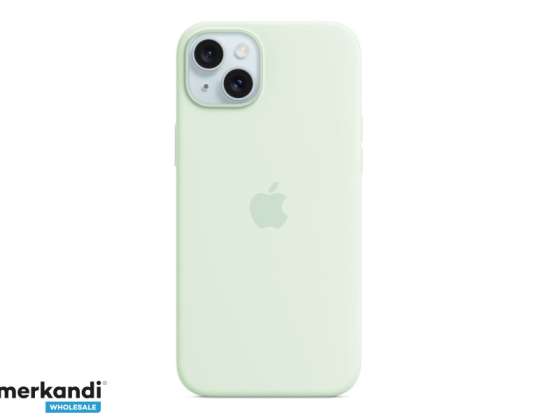 Θήκη σιλικόνης Apple iPhone 15 Plus με MagSafe Pale Mint MWNG3ZM/A