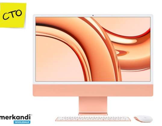 Apple iMac 24 Orange M3 8C CPU 2TB SSD vācu Z19R Z19RD/A