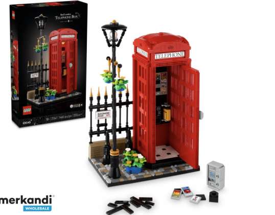 LEGO Ideas Rode Londense telefooncel 21347