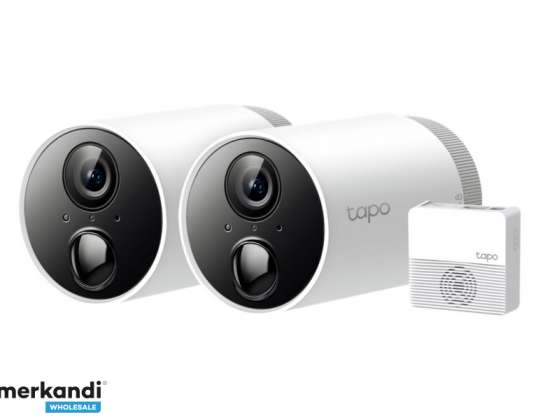 TP LINK 2xTapo C400 Rede Câmera de Segurança Tapo H200 Hub TAPO C400S2