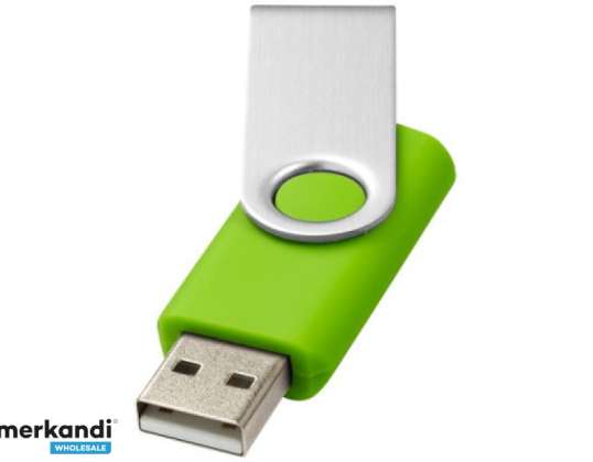 USB FlashDrive Πεταλούδα 2GB Ασημί Πράσινο