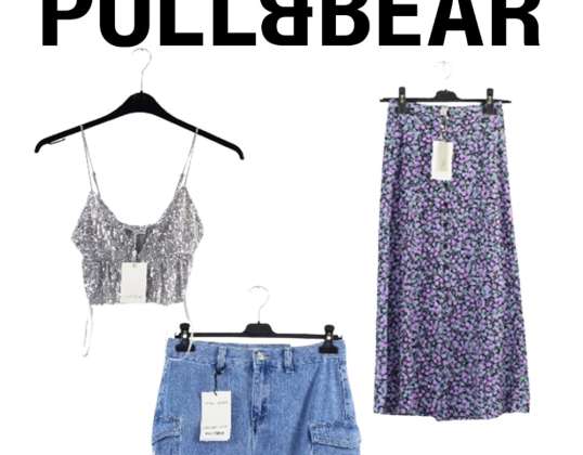 13 паллет с одеждой и аксессуарами Pull&amp;Bear