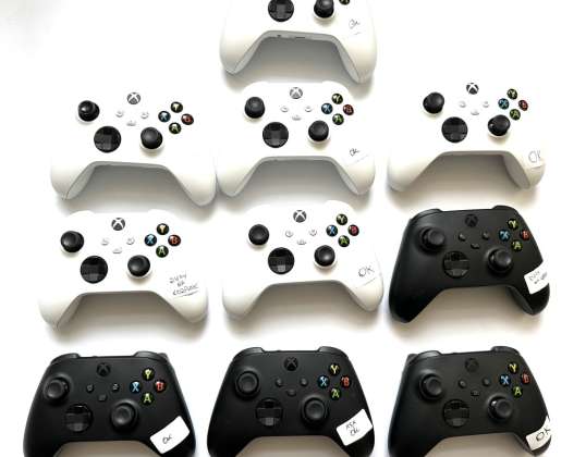 Xbox One / seriecontroller / pad - mix - farver - sort - hvid