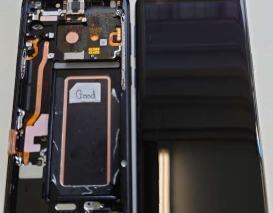 Samsung S9 Γνήσια οθόνη LCD ASSY με πλαίσιο και κάμερα (A&amp;B GRADE)