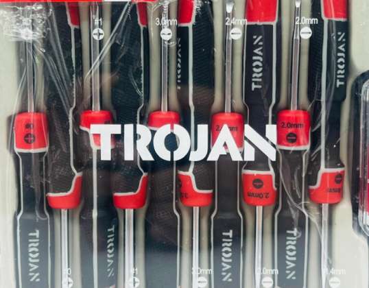 Juego de destornilladores de precisión Trojan, 10 piezasGrapadoras 3 en 1 Trojan