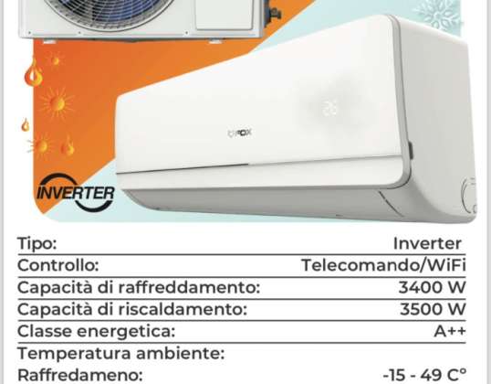 Air conditioners 12,000 BTU Inverter Wi-Fi NEW