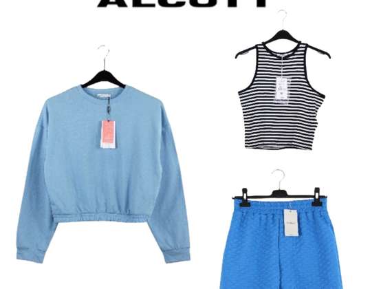 16 palettes de vêtements et accessoires Alcott pour femmes/hommes