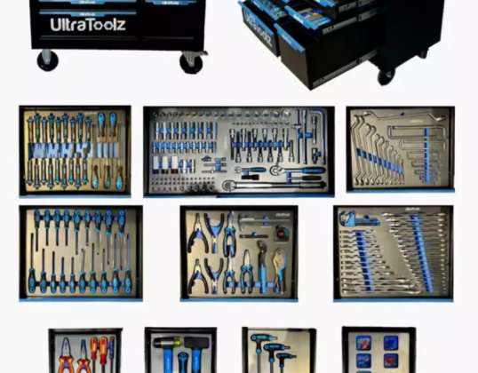 Ultratoolz Professional Tool Trolley XXXL. Available in Italy