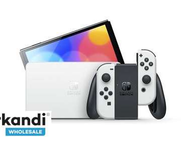 Nintendo Switch-konsoll (OLED-modell) hvit