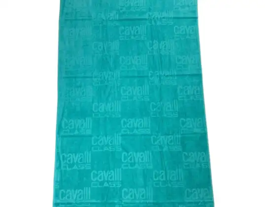 Stockowe sportowe ręczniki plażowe Cavalli Class / Trussardi / Plein (różne kolory i wzory)