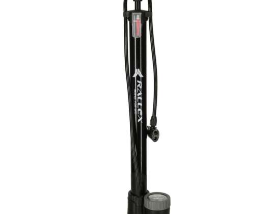 Stationary foot bicycle pump for a bicycle, 11 bar