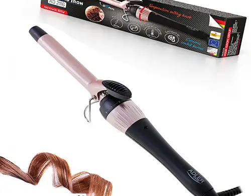 ADLER CURLING IRON – 19MM – TEMP. CONTROL SKU: AD 2116 (Stock in Poland)