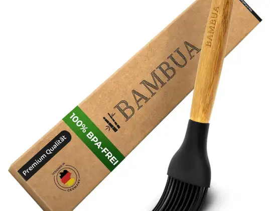 Bambua Silikon-Backpinsel 100% plastikfreies Joblot