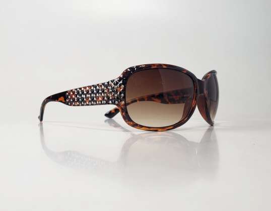 Brune TopTen solbriller med krystalsten på benene SG14017UDM