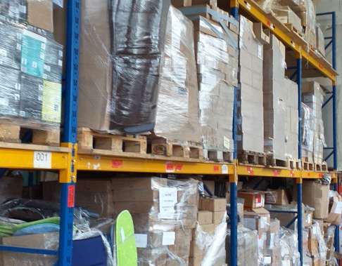 Return pallets from an online shop - mixed pallets, mixed pallets, parasols, electrical appliances and many others