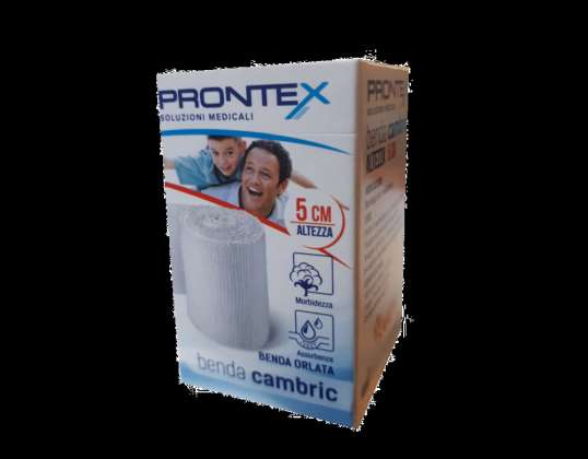 PRONTEX CAMBRIC BANDAGE 5CM