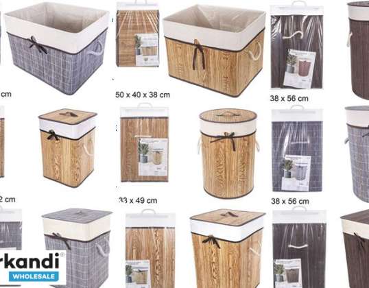 LARGE bamboo storage and decoration baskets and wardrobes, different sizes and colors
