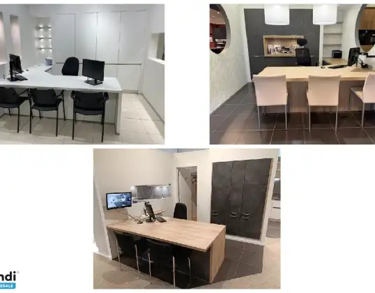 Set de 3 unități Model expozițional de birou