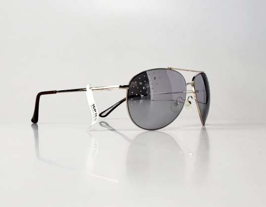 TopTen aviator γυαλιά ηλίου με κρυστάλλινες πέτρες σε φακούς SG14030SIL
