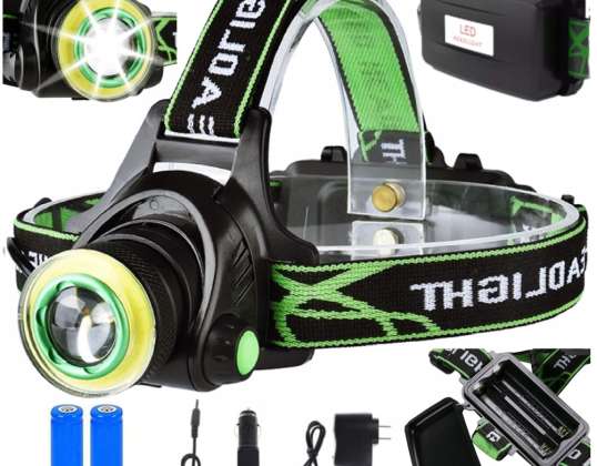 HODELYKT HODELYKT LED ZOOM CREE STERK JUSTERBAR