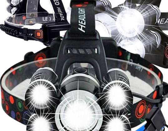HODELYKT HODELYKT HODELYKT 5 X LED CREE JUSTERBAR