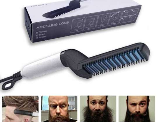 Beard / HAIR Straightener Brush Comb