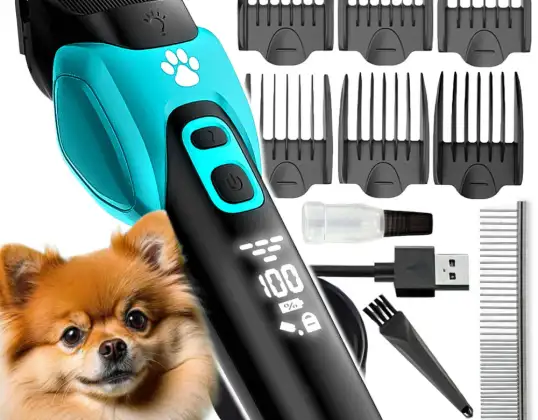 Clipper for Dogs Cats Animals Silent Cordless Strong Set V-208