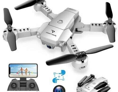 DRONE Snaptain Mini Drone com câmera HD 1080P Quadricóptero controlado por rádio