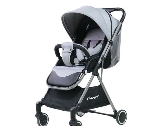 Twist Bebek Arabası 4 renkte mevcuttur ve ayak çantası ile