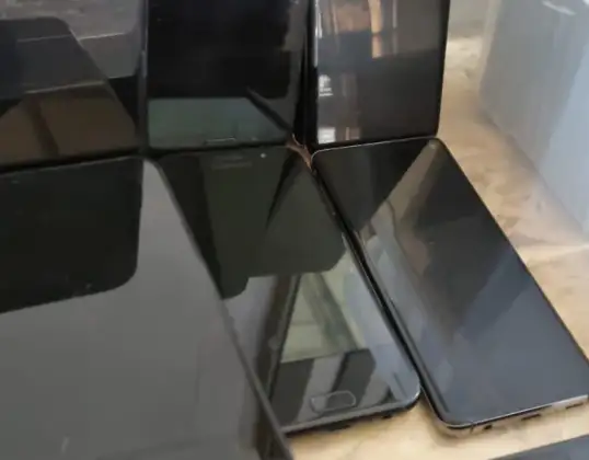 127x stykker smarttelefoner Samsung Apple iPhone Post 90% A-klasse komplett takeaway