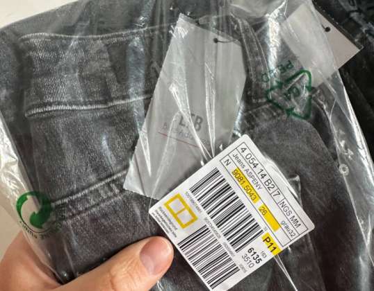 10,50 € už vienetą LTB džinsai, likę drabužiai didmenine prekyba, likusios atsargos
