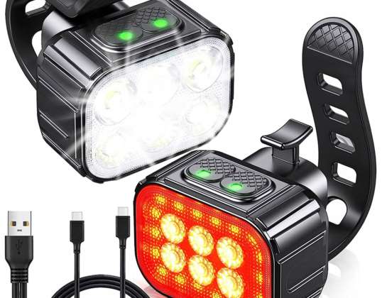 LED-Fahrradlicht Fahrradtaschenlampe Wasserdichtes Licht Licht