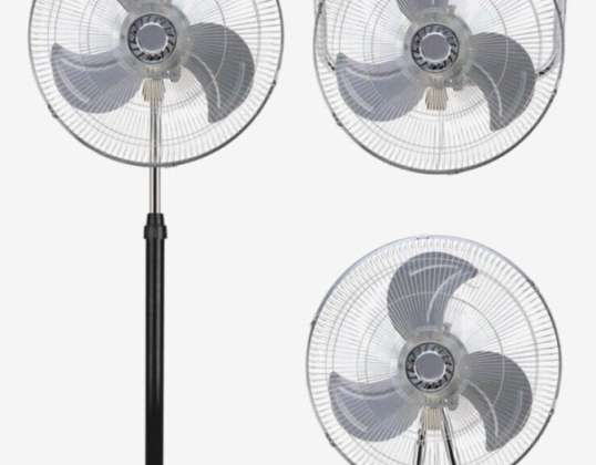 2 в 1 МЕТАЛЕВИЙ стоячий вентилятор і настільний вентилятор - Вентилятор для штатива - 45 см