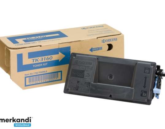 Kyocera Laser Toner TK-3160 Negro 12,500 Páginas 1T02T90NL1