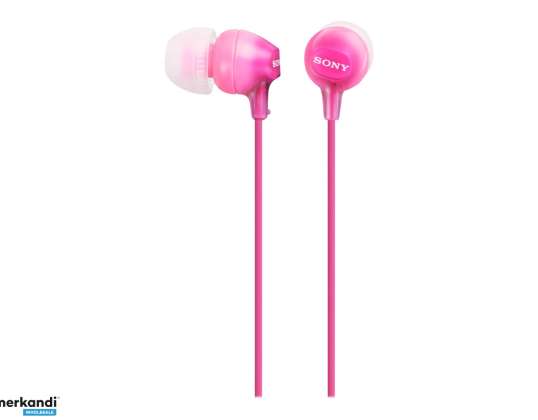 Sony MDR-EX15LPPI EX-serien øretelefoner Pink MDREX15LPPI.AE